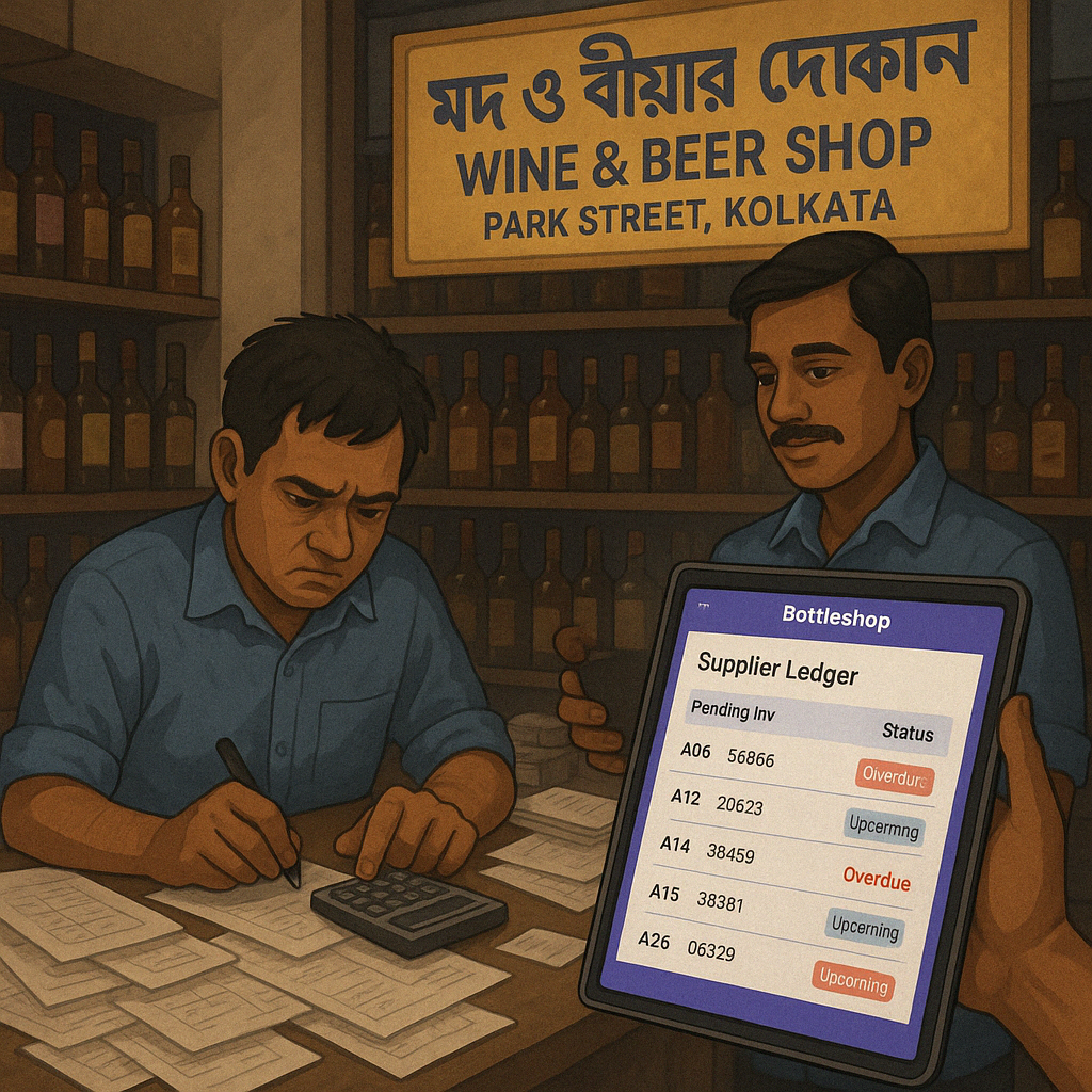 How Kolkata Wine Shops Can Simplify Supplier Ledger Management & Avoid Disputes
