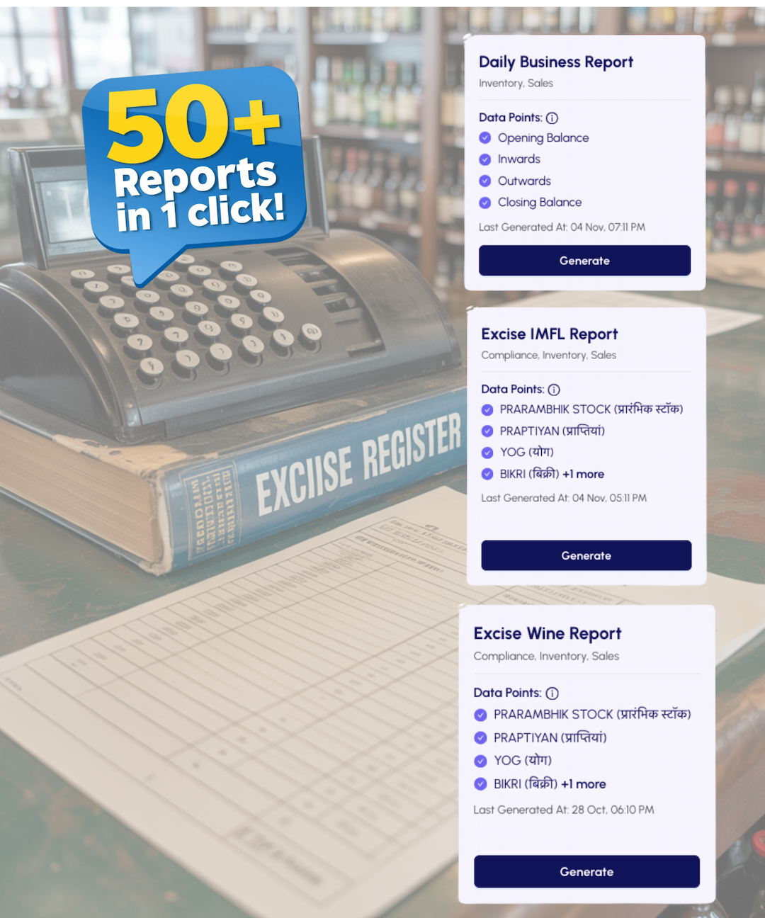 Excise Compliance & Parchas in Minutes