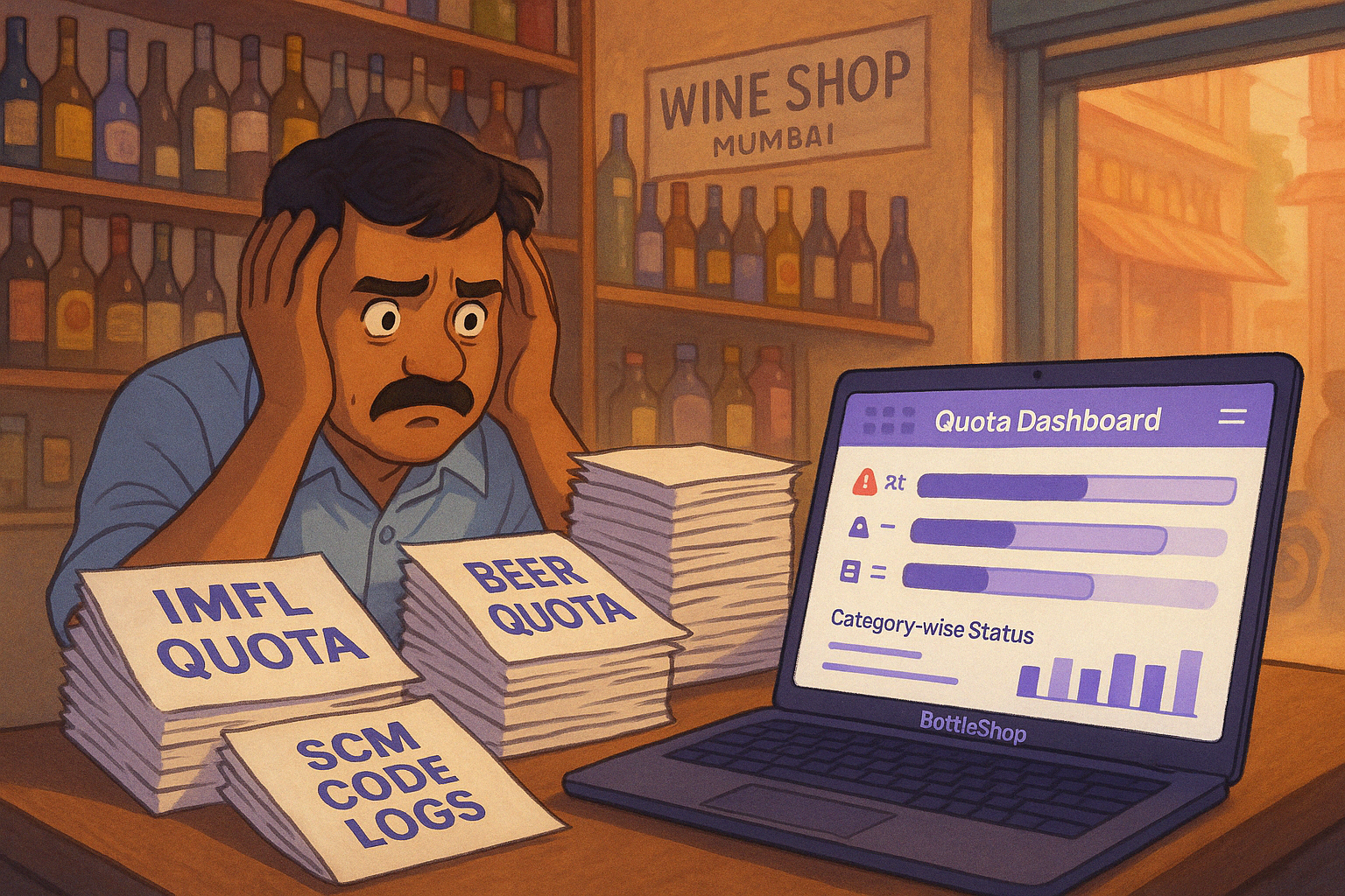 Tired of Quota Headaches? How Mumbai & Pune Wine Shops Can Automate Liquor Quota Tracking