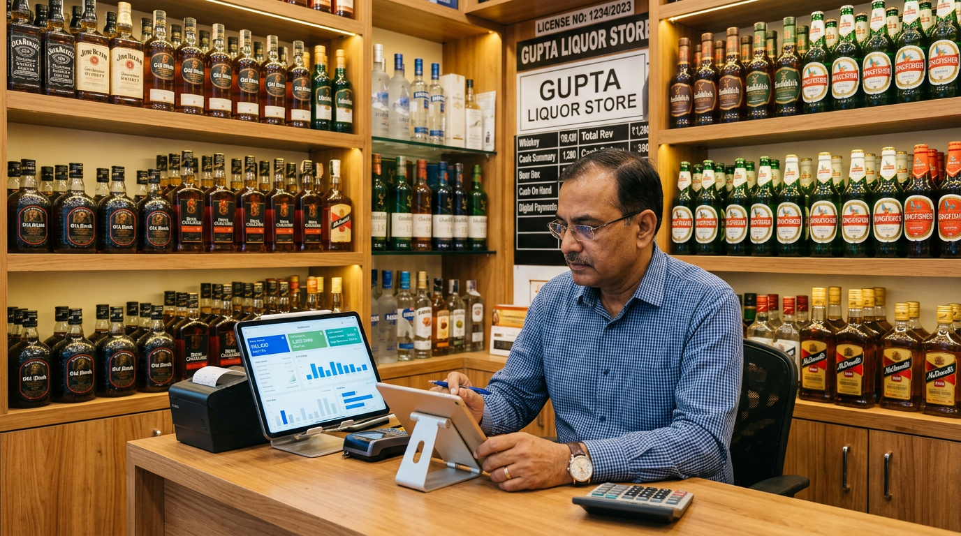 Sharab Dukaan Ka Hisaab Kaise Rakhen: Complete Guide 2025
