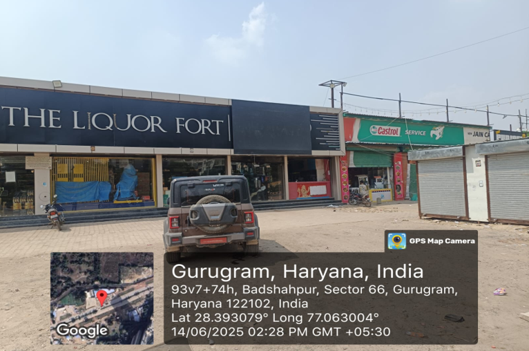 Entrance of The Liquor Fort and liquor shop